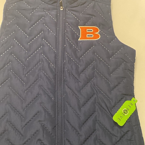 NWT Holloway Ladies Size Medium Repreve Eco Vest Navy Blue Quilted - Picture 4 of 10